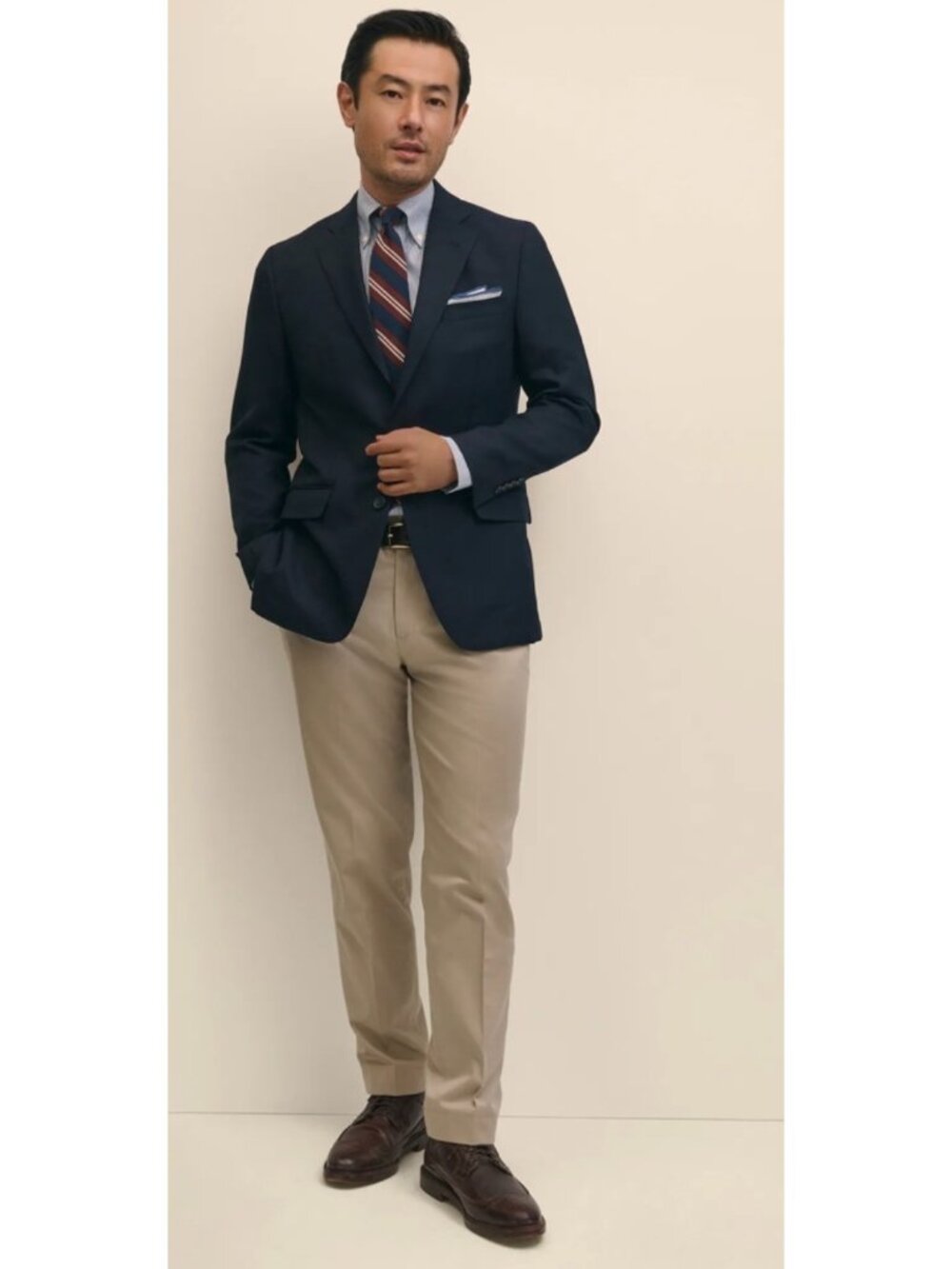Brooks Brothers Men Advantage Chino Hudson Fit Pants Size 40/30